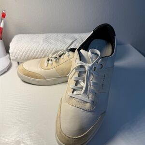 Cole Haan White and Tan Sneakers with Sleek Design